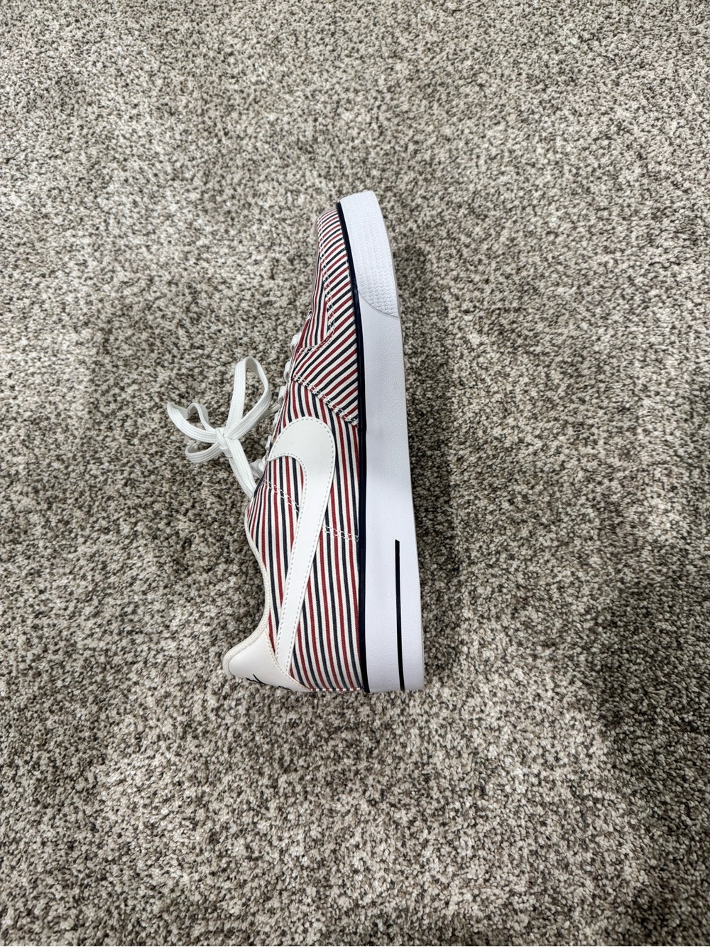 Nike canvas air force one mens size 10. Red white blue. USA af1 new never worn